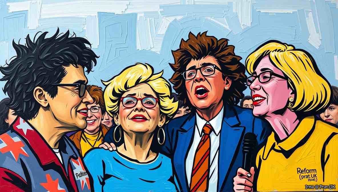 Reform UK Supporters Celebrate Historic Wins