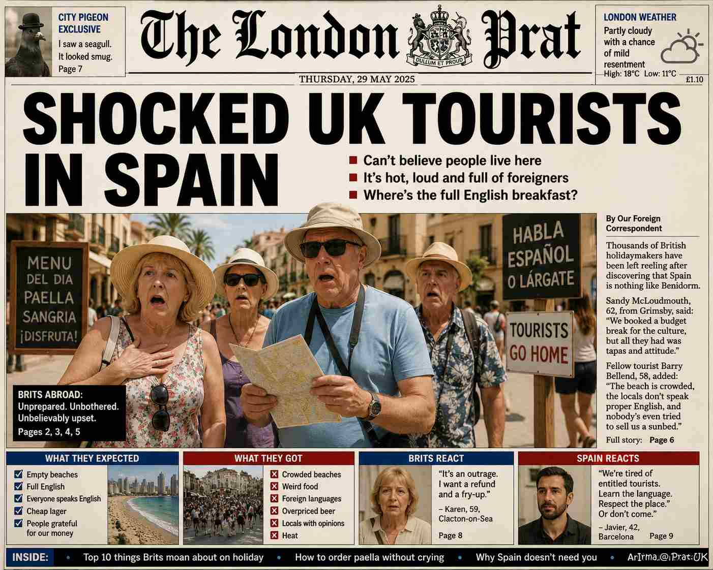 British Tourists Shocked