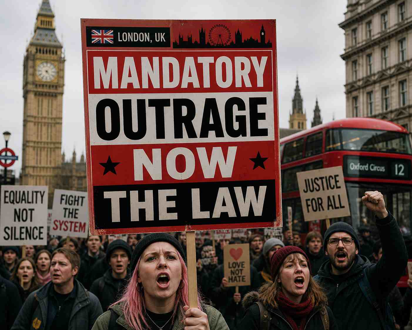 Mandatory Outrage Now The Law