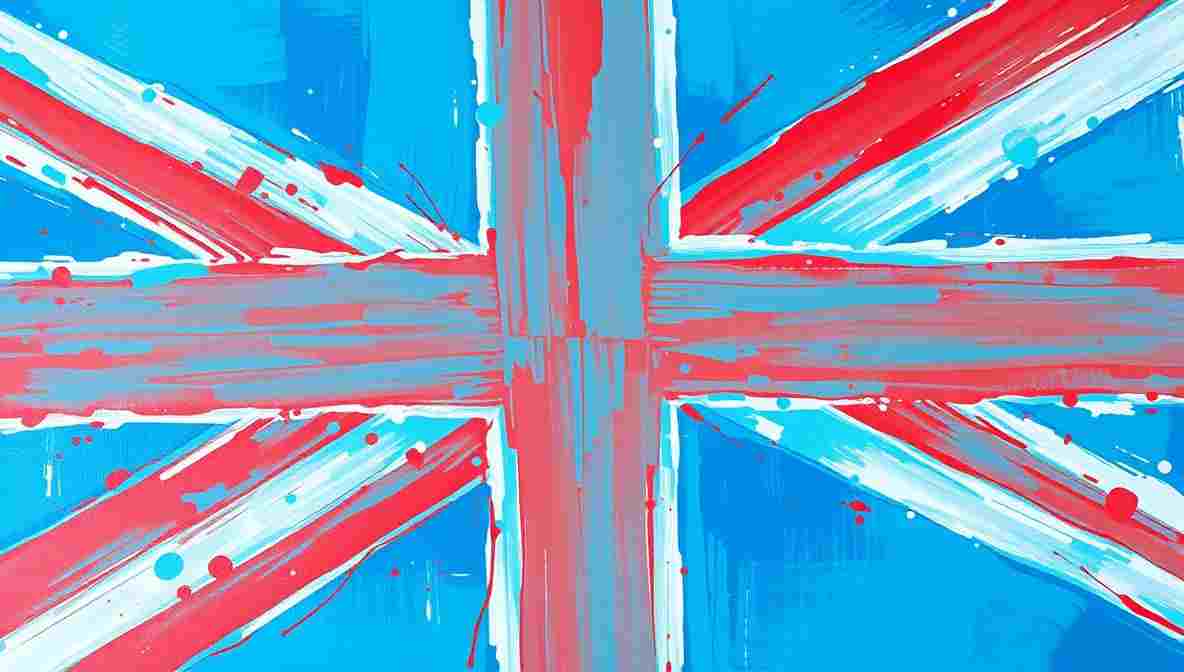 London cultural satire: the Union Jack and Britain's class pretence