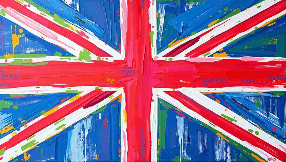 Prat colloquial meaning in British slang, Union Jack flag