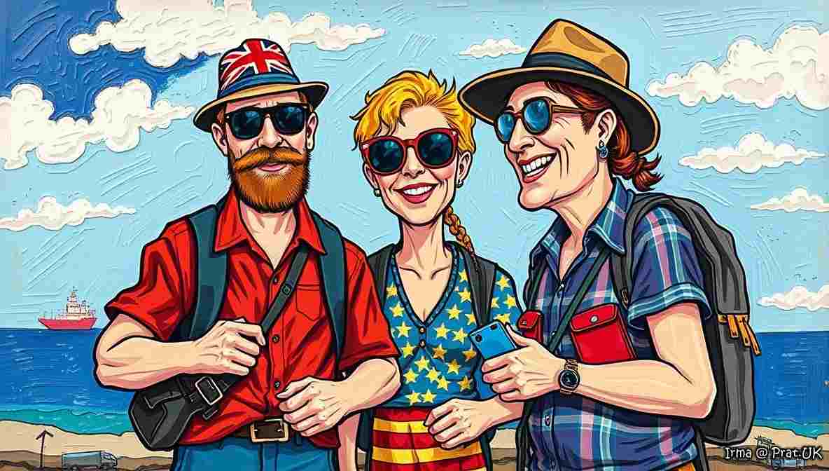 British Tourists Discover America