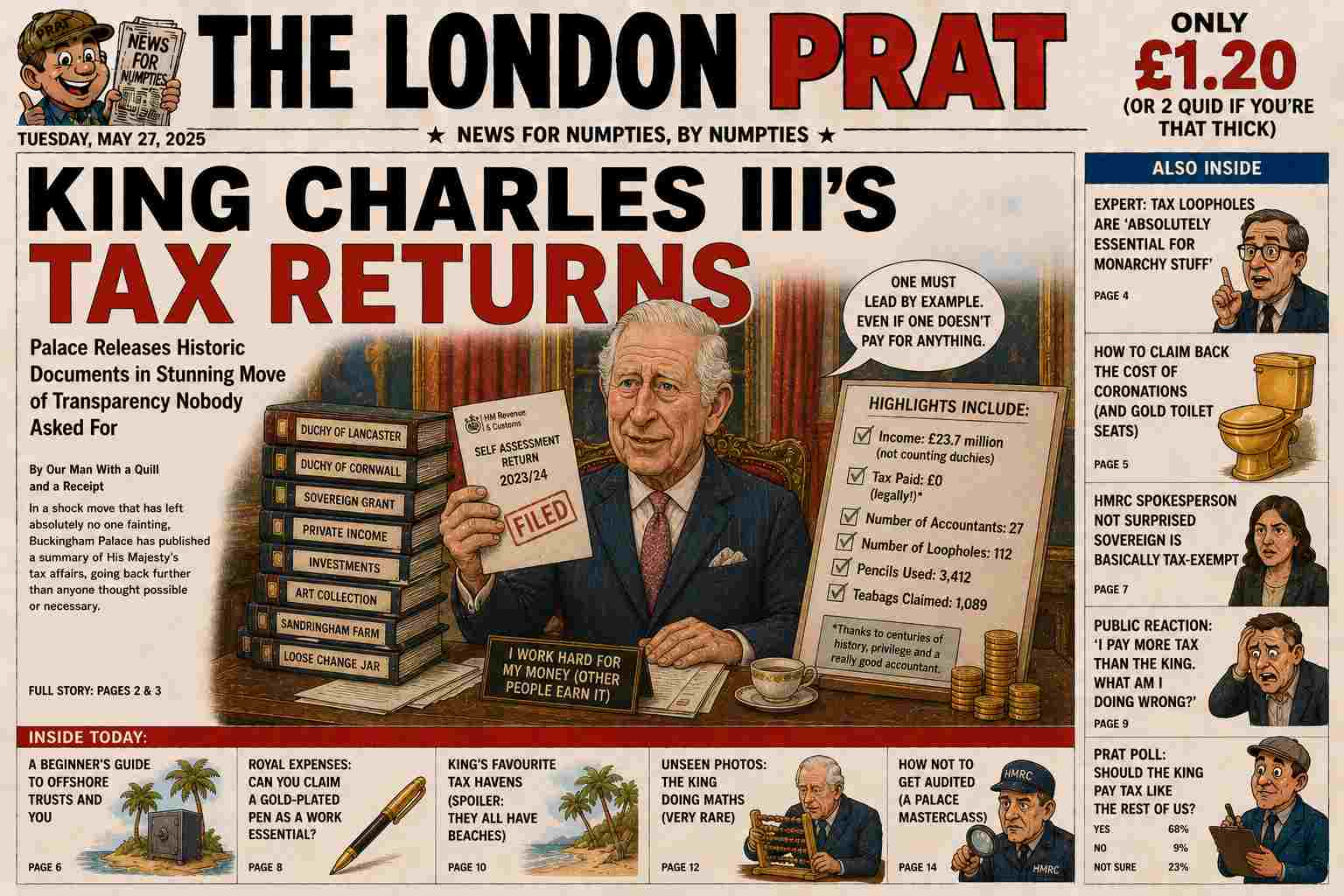 King Charles III’s Tax Returns