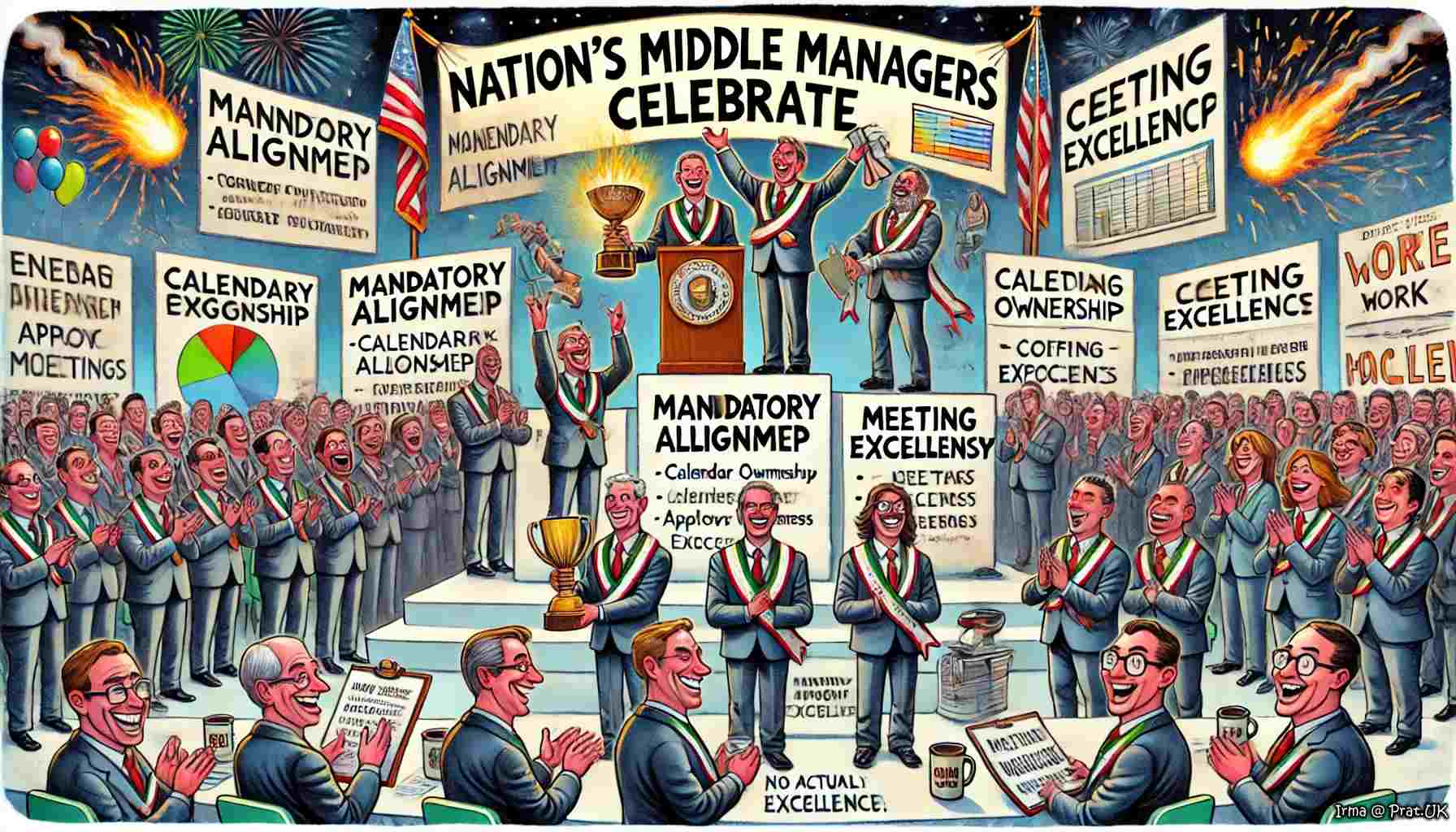 Nation’s Middle Managers Celebrate