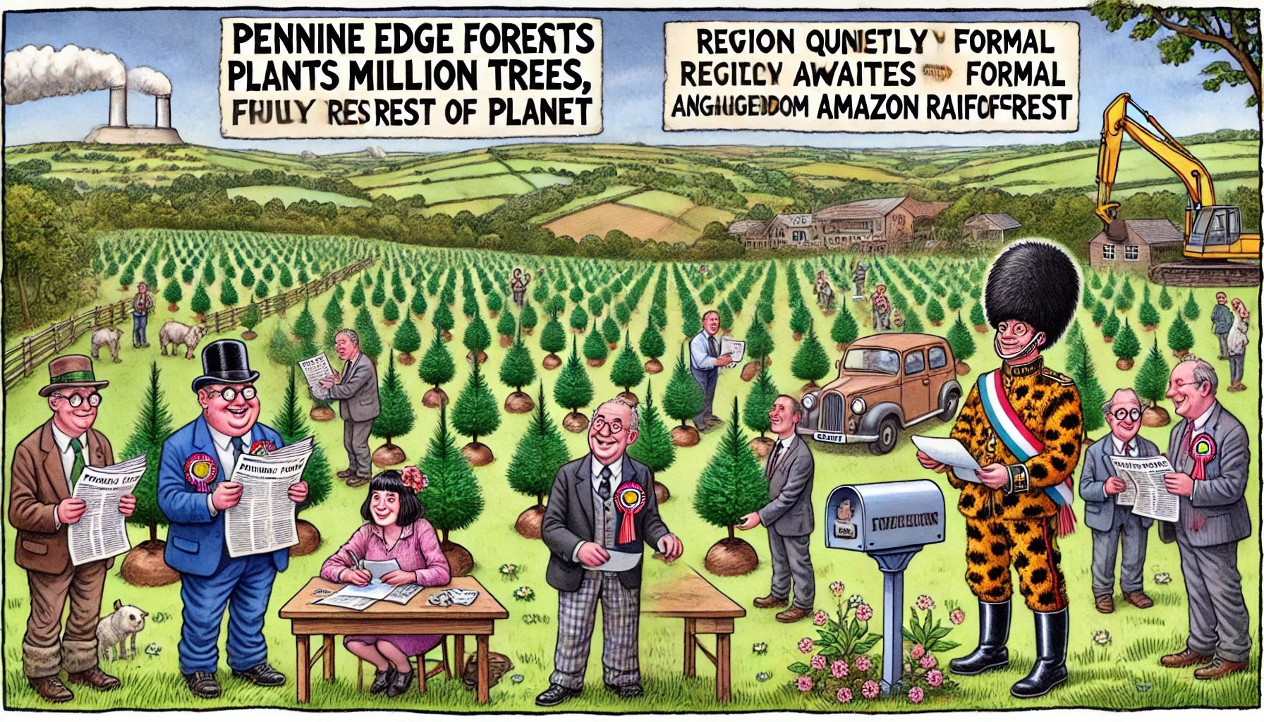 Pennine Edge Forest Plants One Million Trees