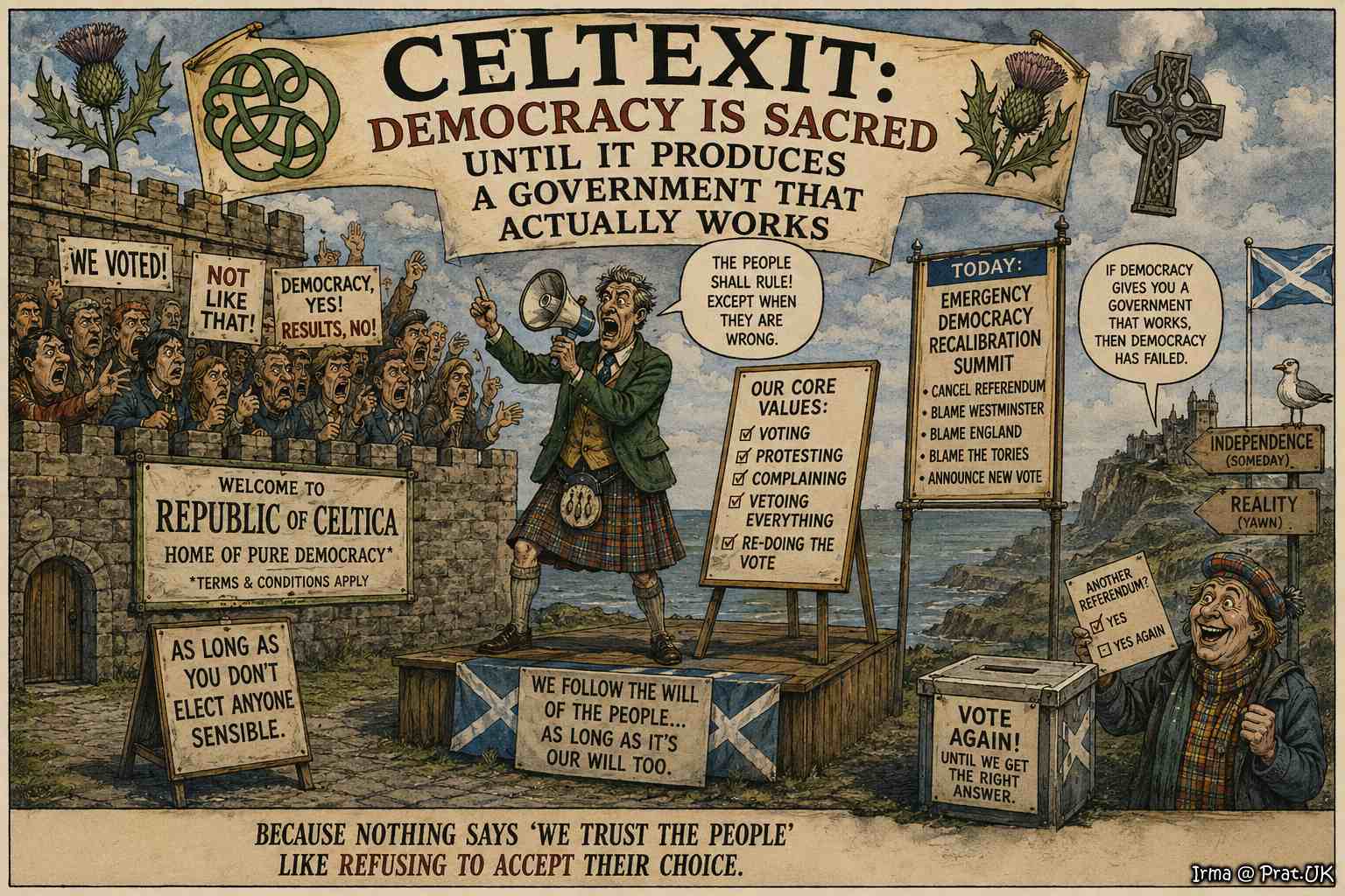 Celtexit Theatened by UK Marxists