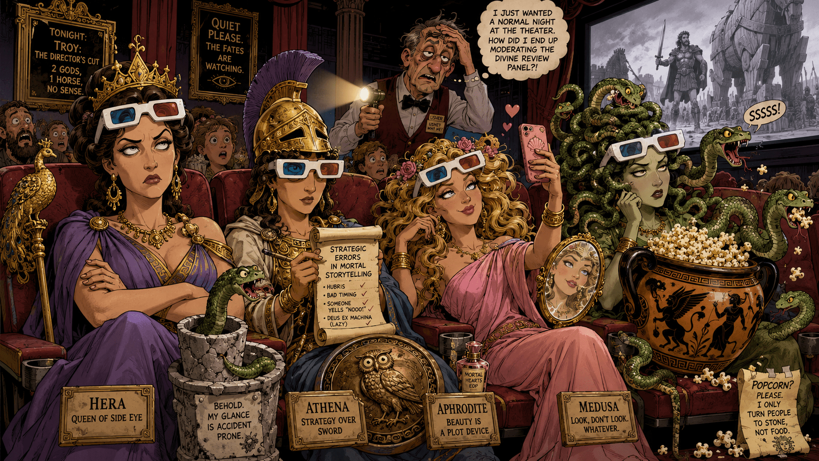 Greek Gods Applaud The Odyssey