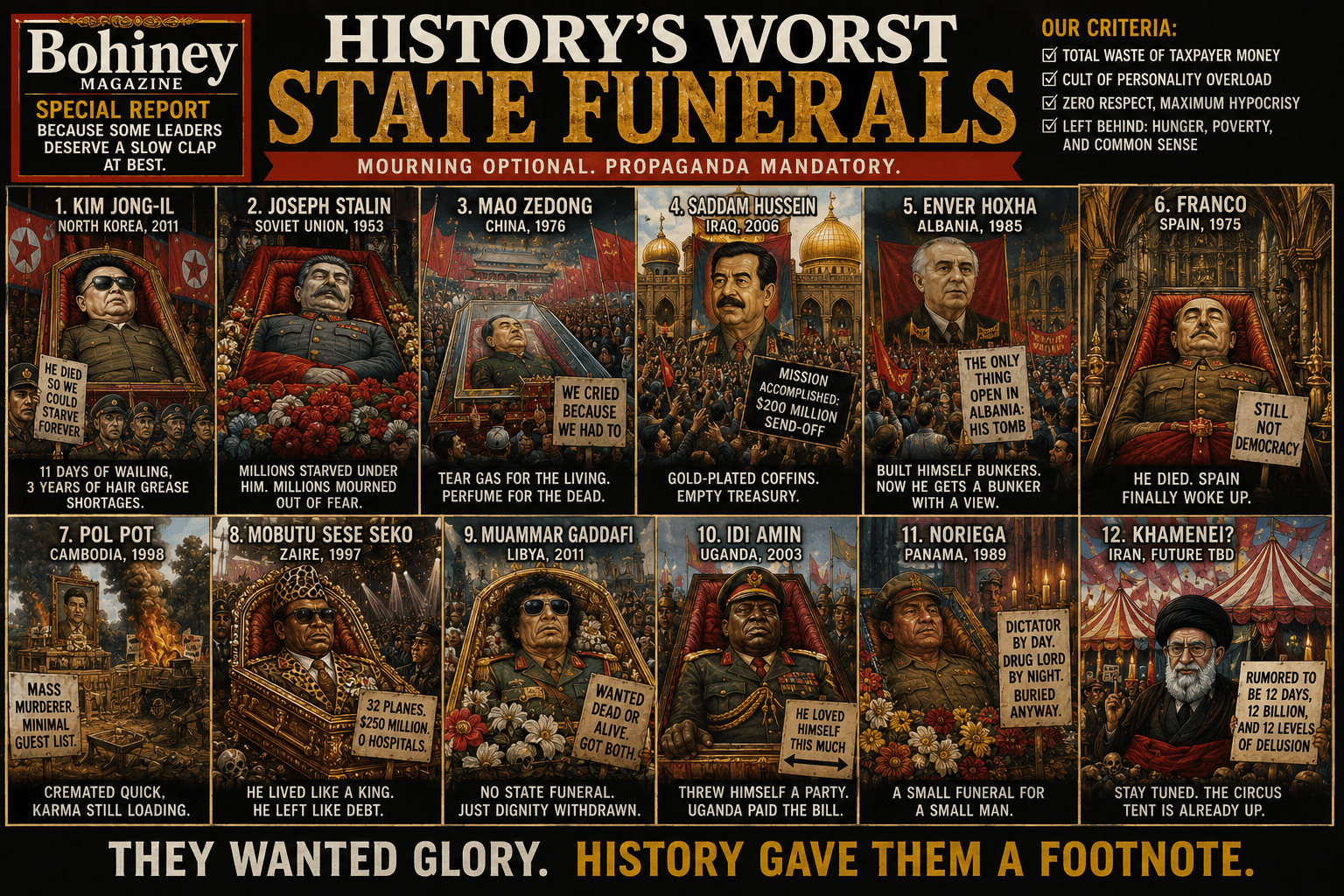 History’s Worst State Funerals