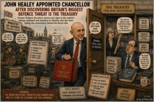 John Healey Appointed Chancellor () John Healey Appointed Chancellor () The Chancellor Prepares His First Financial Counterattack