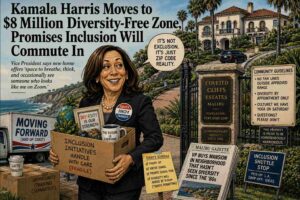 Kamala Harris Moves to $ Million Diversity Free Zone ()
