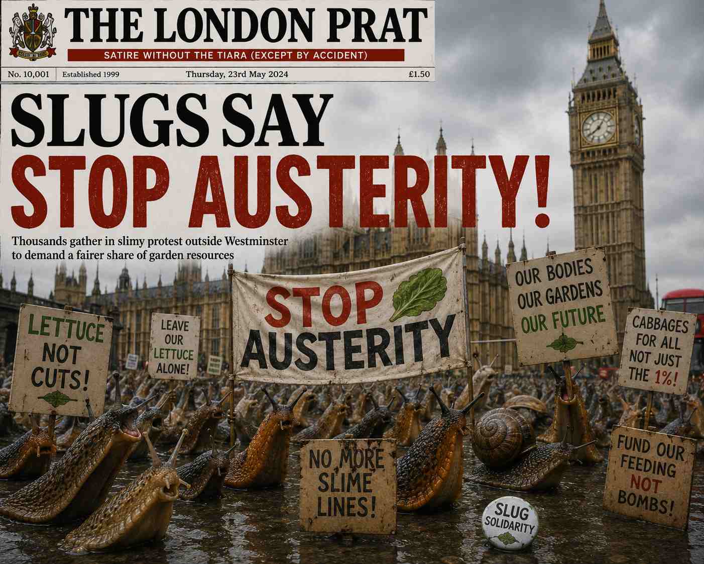Slugs Say Stop Austerity