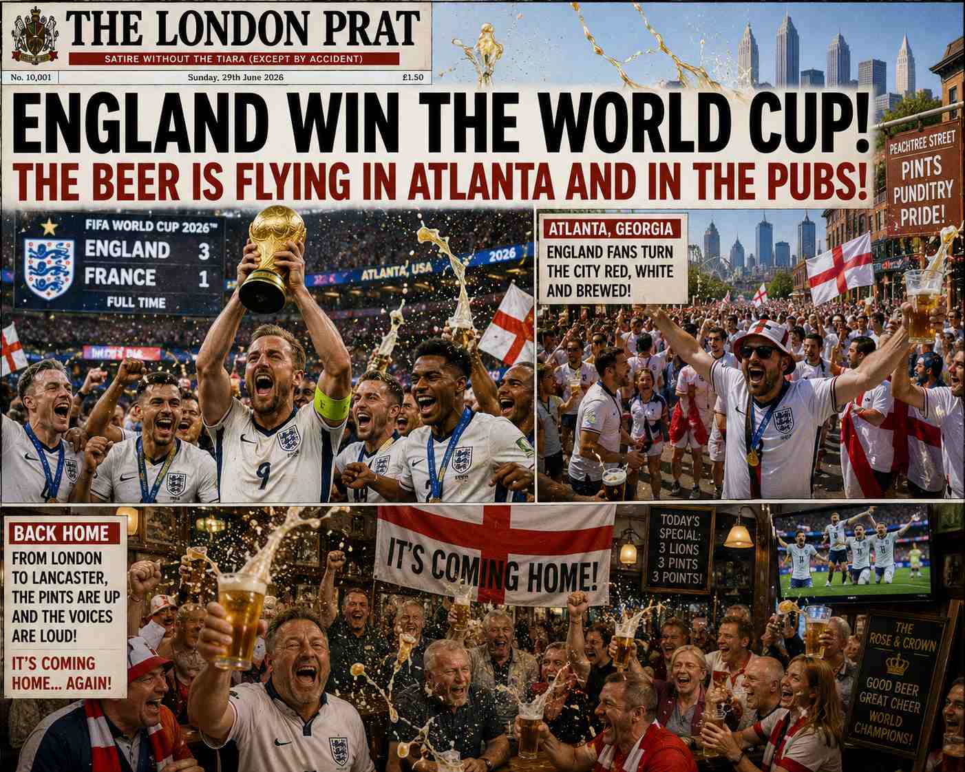 The Beer Is Flying in Atlanta and in the Pubs