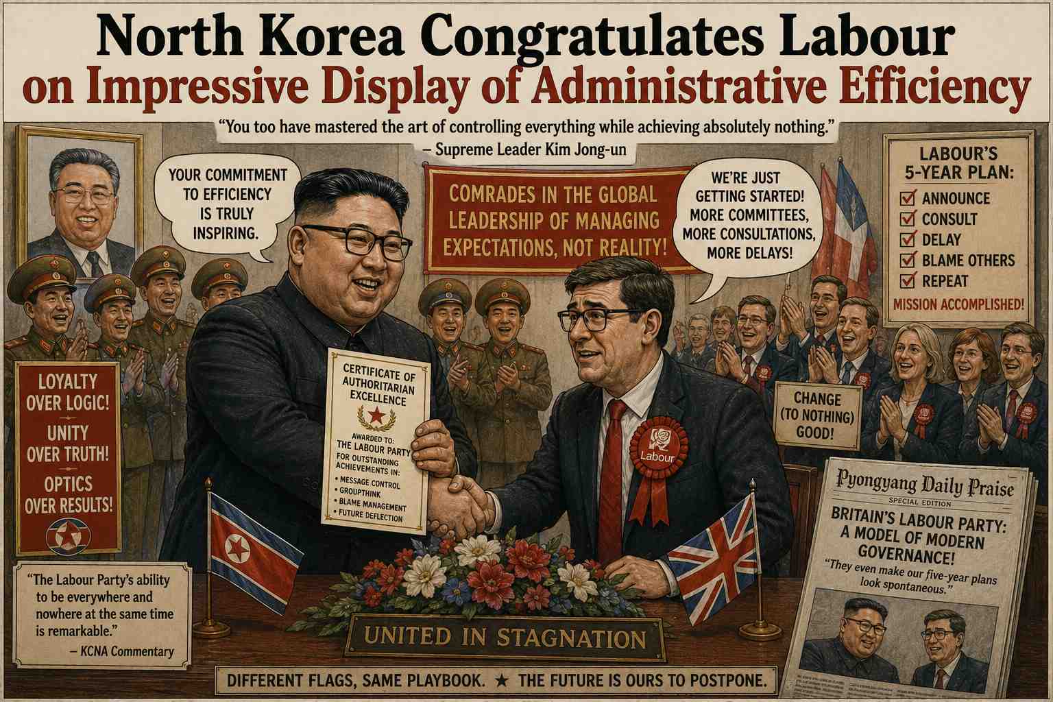 North Korea Congratulates Labour