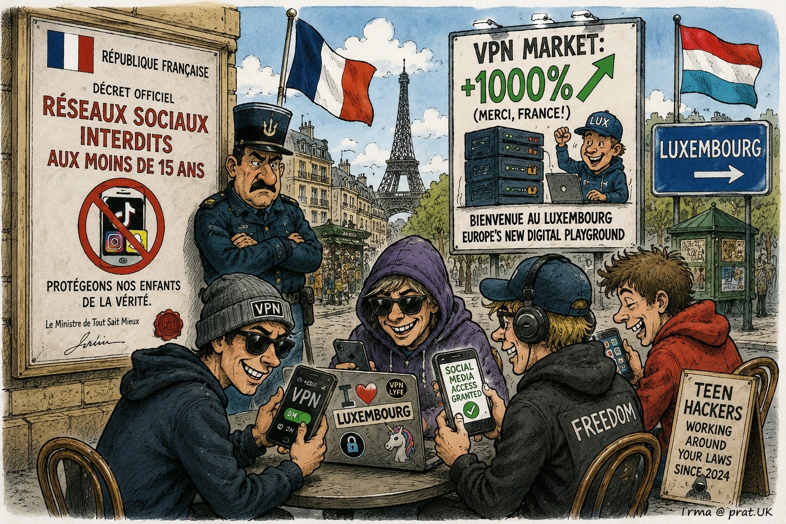 France Bans Social Media for Teens