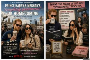 Prince Harry and Meghan's completely spontaneous UK homecoming documentary () Prince Harry and Meghan's completely spontaneous UK homecoming documentary ()