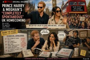 Prince Harry and Meghan's completely spontaneous UK homecoming documentary () Netflix Launches Hunt for the Leak