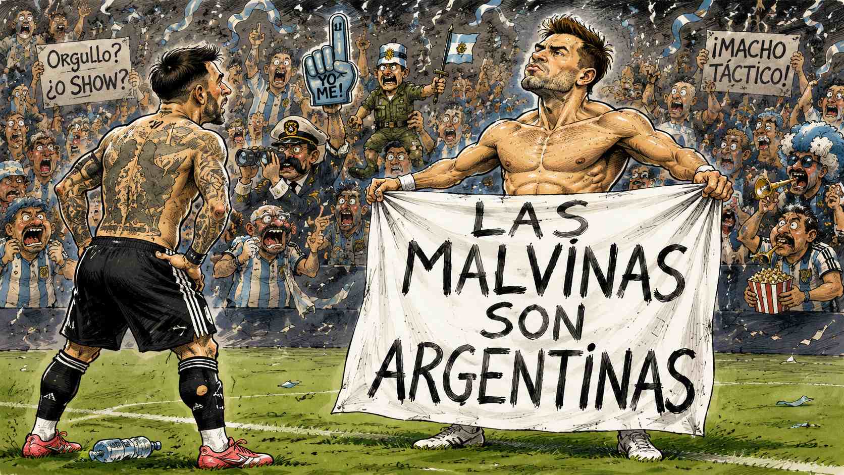 Britain Demands FIFA Investigate Falklands War Banner