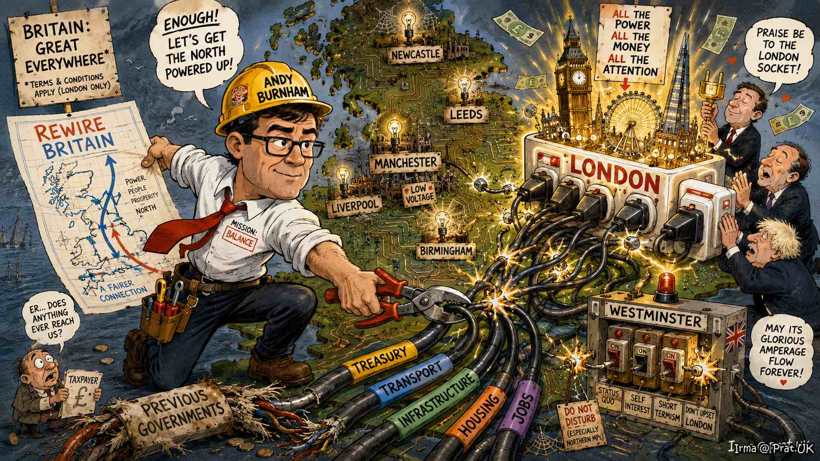 Andy Burnham Promises to Rewire Britain