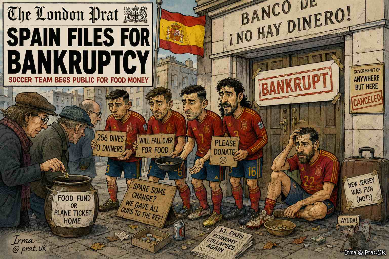 Spain Files for Bankruptcy