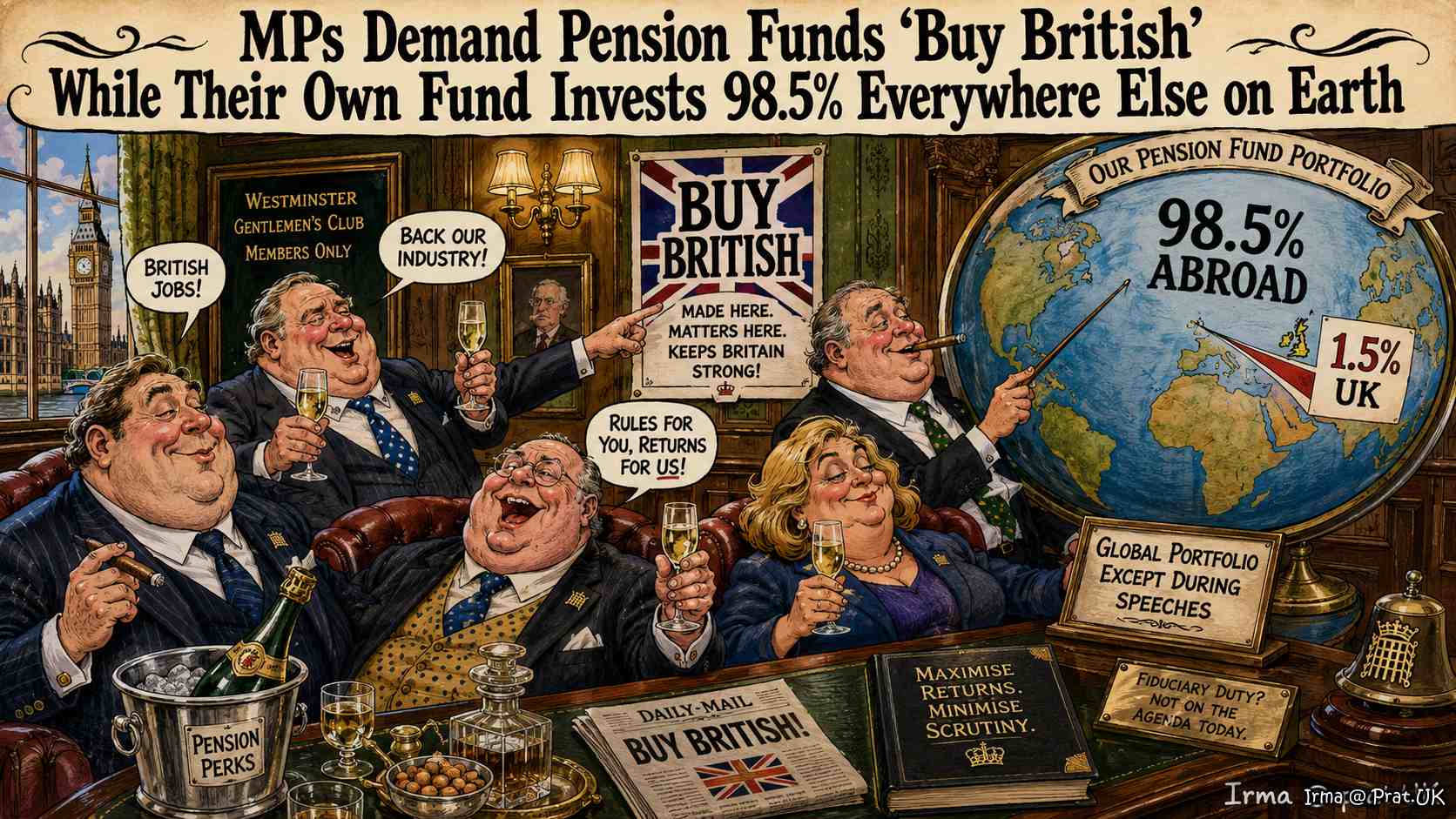 MPs Demand Pension Funds “Buy British”