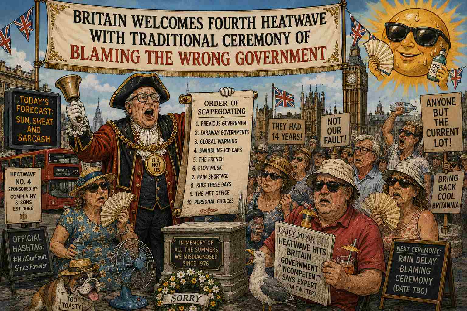 Britain Welcomes Fourth Heatwave