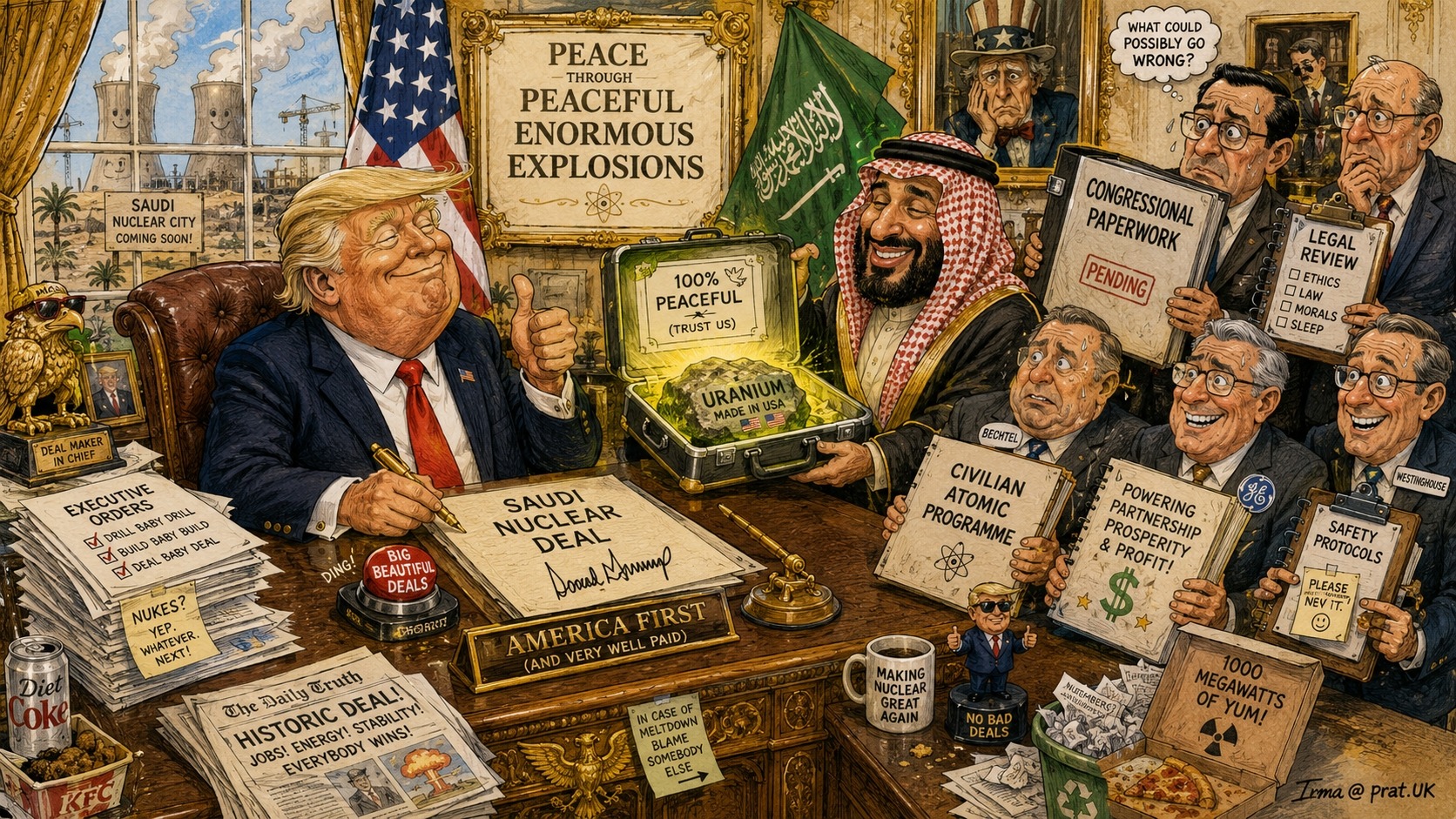Trump Approves Saudi Nuclear Deal