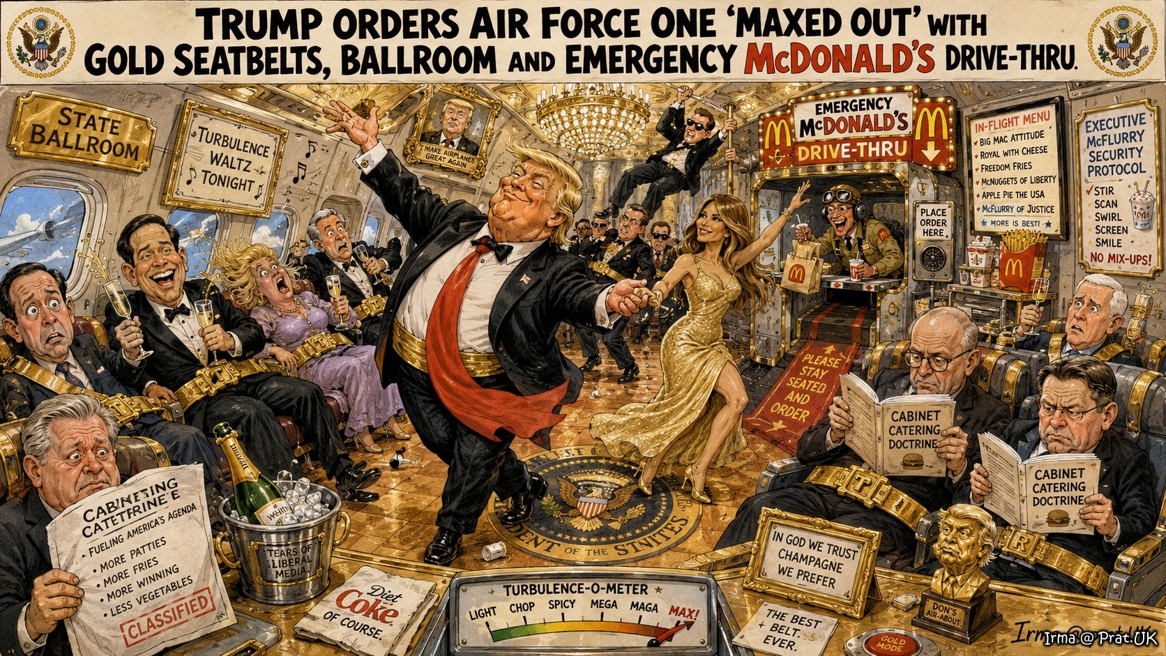 Air Force One “Maxed Out”