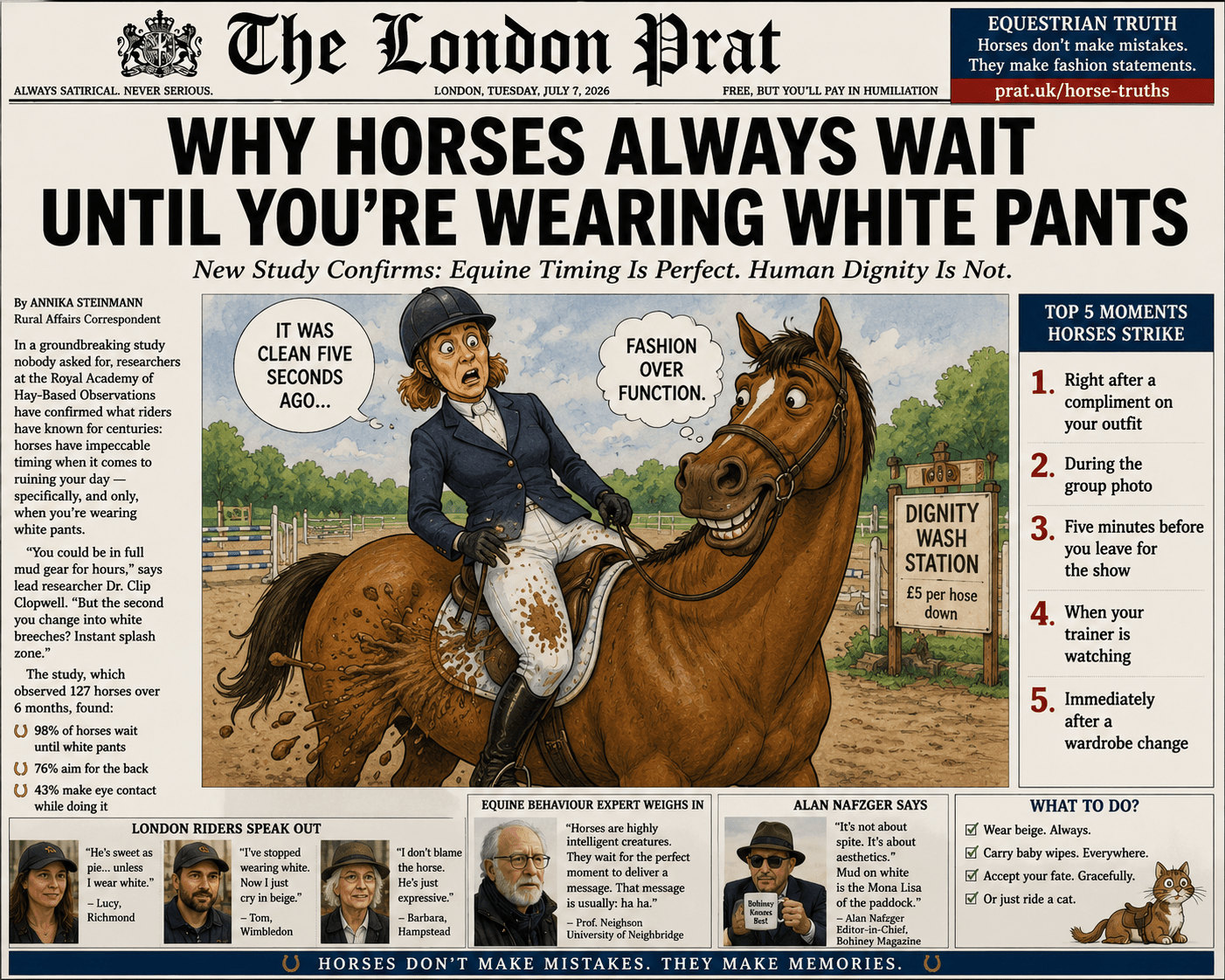 Horse Are Secretly Thinking