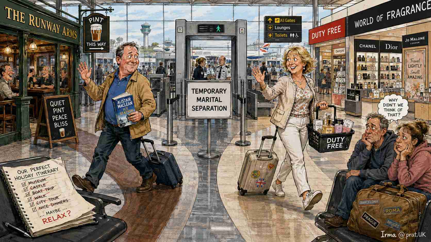 Vacations & Temporary Marital Separation