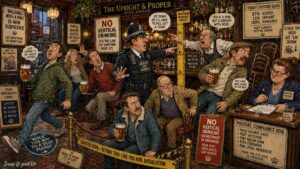 Government's War Against Vertical Drinking () Government's War Against Vertical Drinking () Socialists Could Eventually Nationalize Posture
