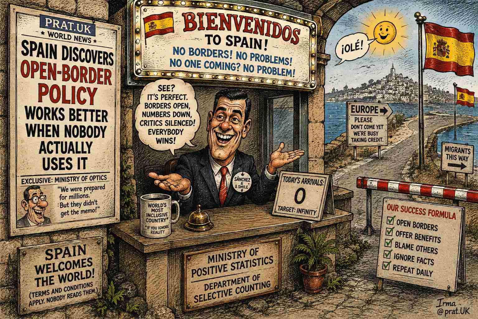 Spain Discovers Open-Border Policy Works