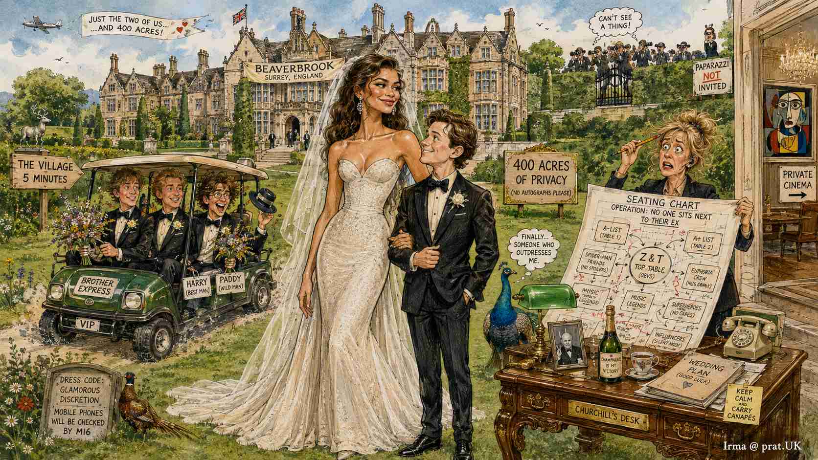 Zendaya Weds Tom Holland at 400-Acre Estate