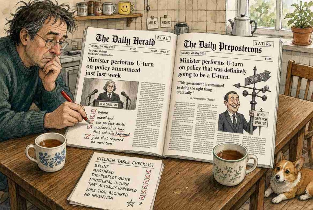 British Satirical News - Why Satire Keeps Getting Mistaken for the Actual News
