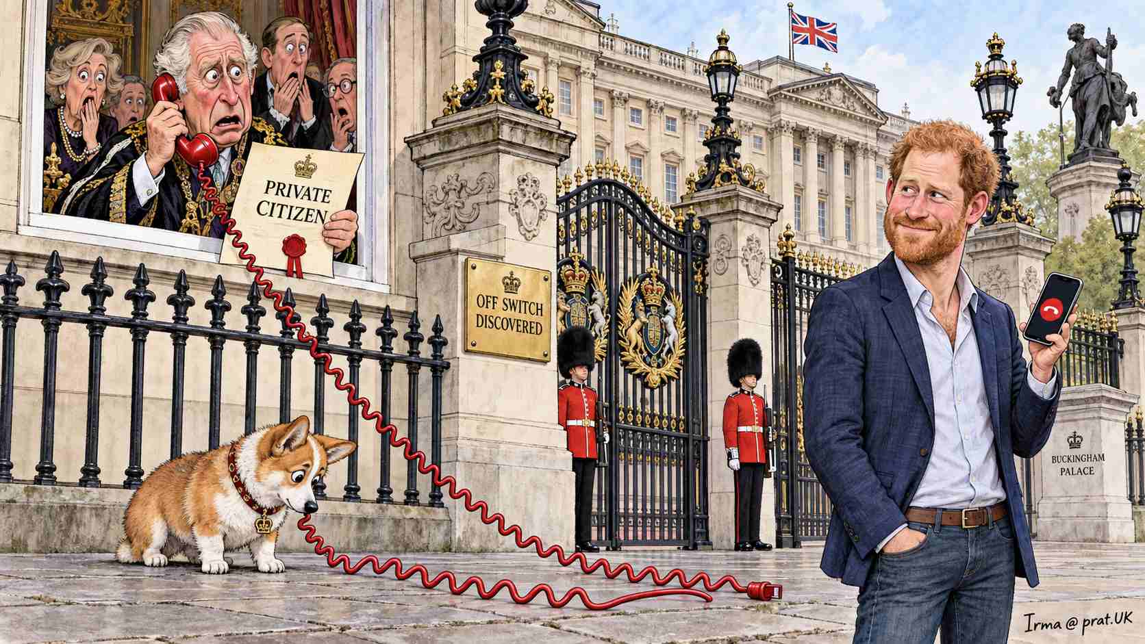 Charles Tells Harry He’s a Private Citizen