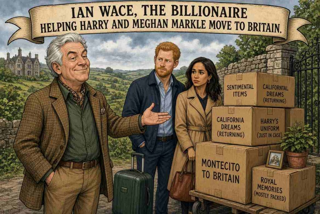 Ian Wace, the billionaire helping Harry and Meghan Markle move to Britain Ian Wace, the billionaire helping Harry and Meghan Markle move to Britain