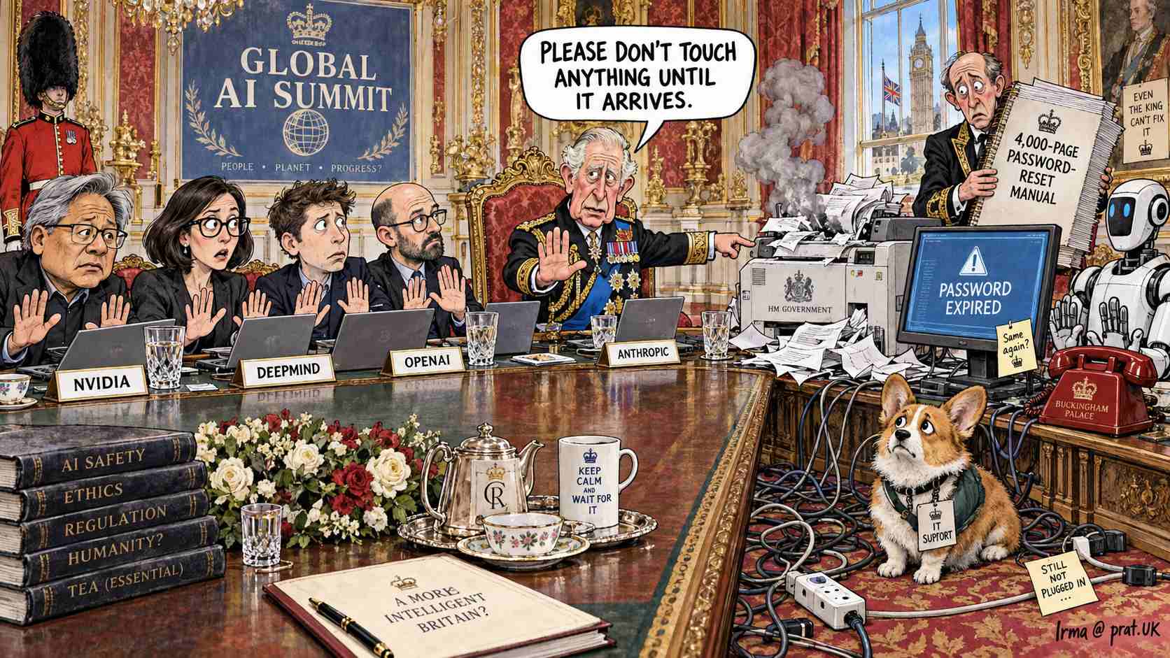 King Charles Hosts Global AI Summit