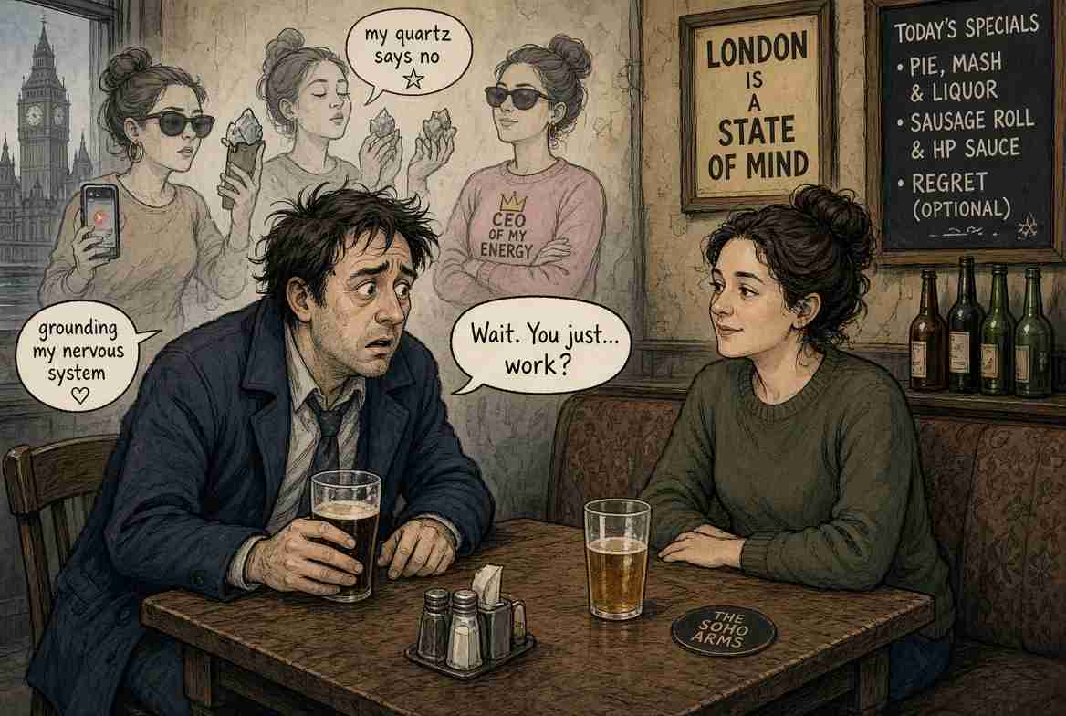 London Man Told to Stop Chasing Familiar Romantic Types, Accidentally Dates Woman Without an Instagram Wellness Business