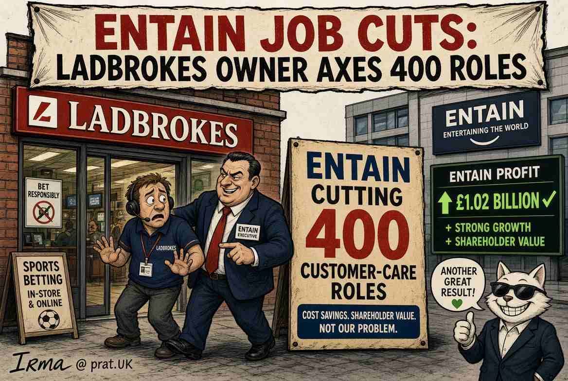 Ladbrokes Owner Cuts 400 Jobs