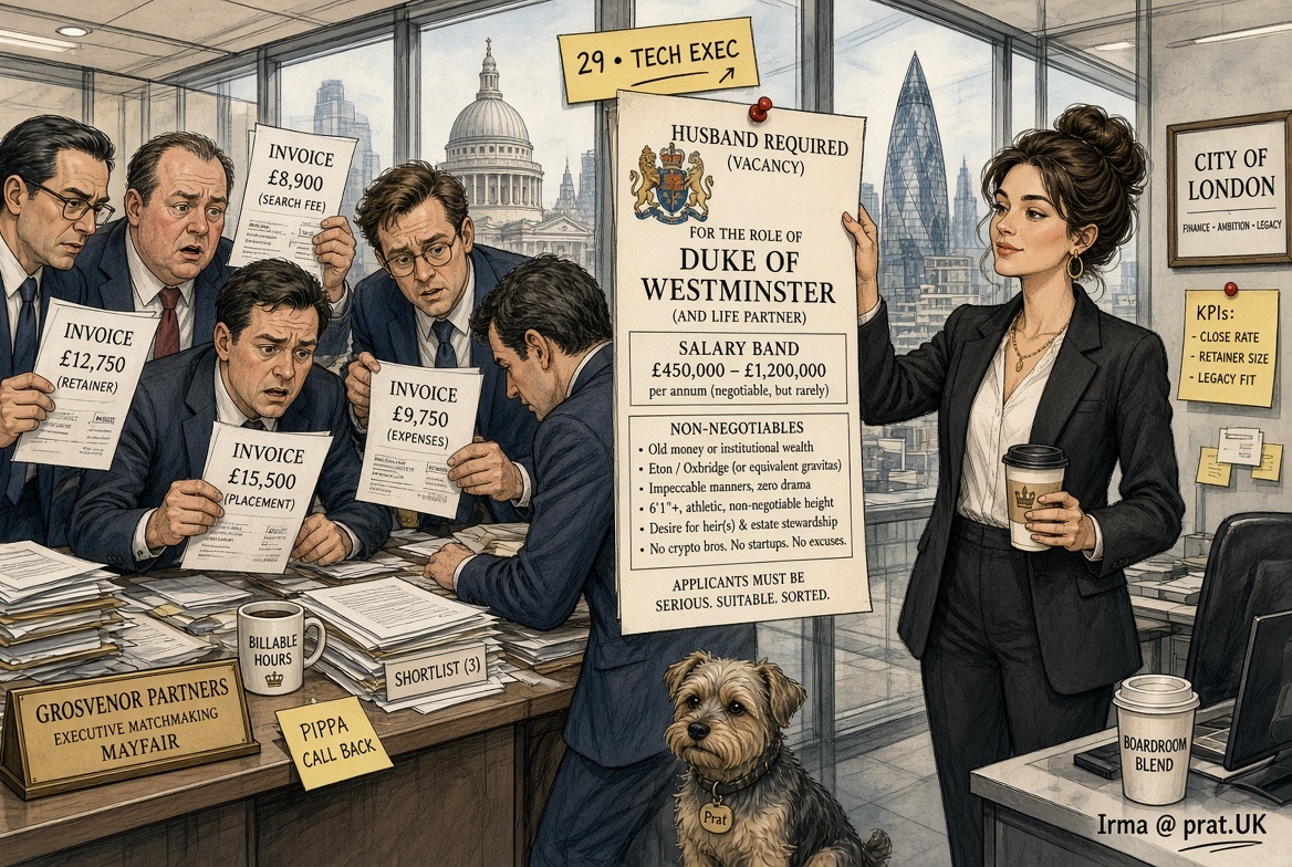 London Tech Executive Launches Search for Husband