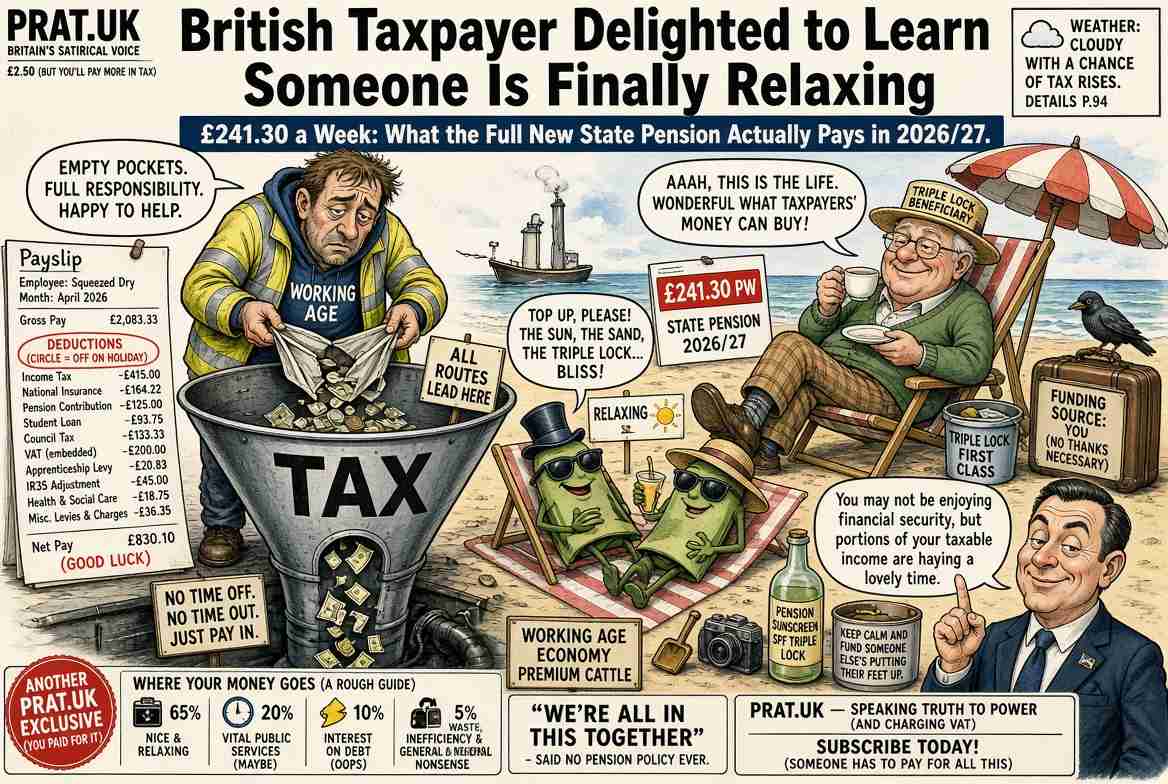 State Pension Hits £241.30 a Week, Chancellor Assures Workers Their Taxes Are Enjoying a Secure Retirement