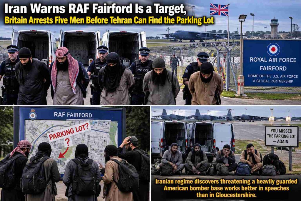 RAF Fairford () RAF Fairford () Iran's New Doctrine: Threaten Everybody, Then Act Surprised When Security Increases
