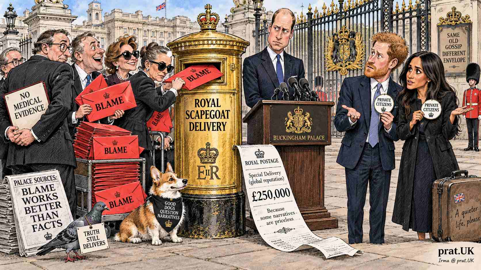 William’s Camp Blames Harry and Meghan for Kate’s Cancer