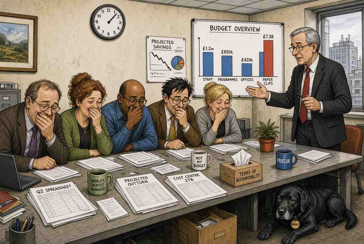 London Office Falls Silent After Accidental Innuendo During Budget Meeting