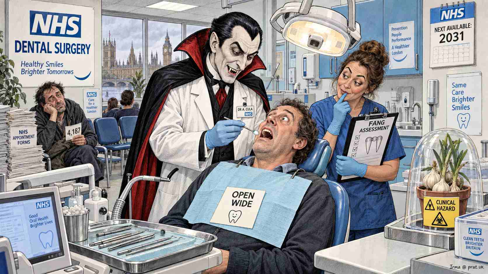 Dracula Opens NHS Dental Practice