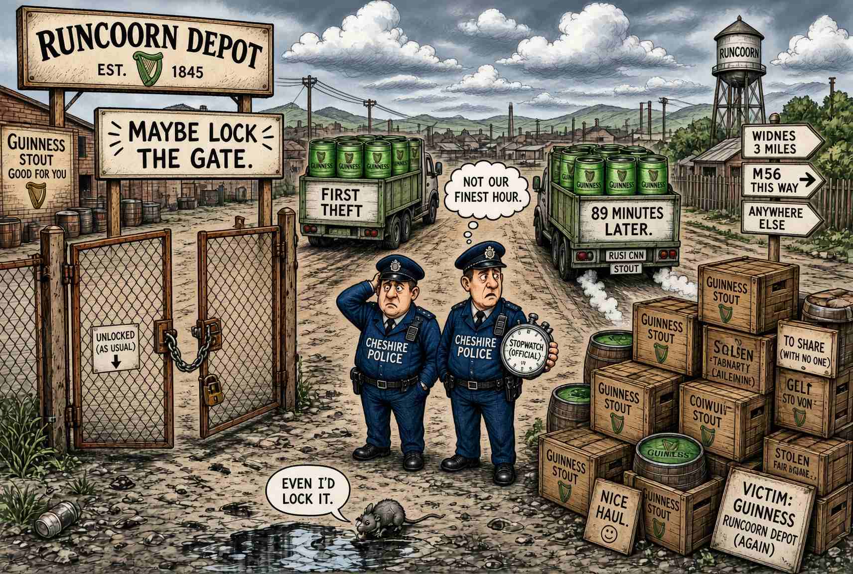 Thieves Steal Guinness