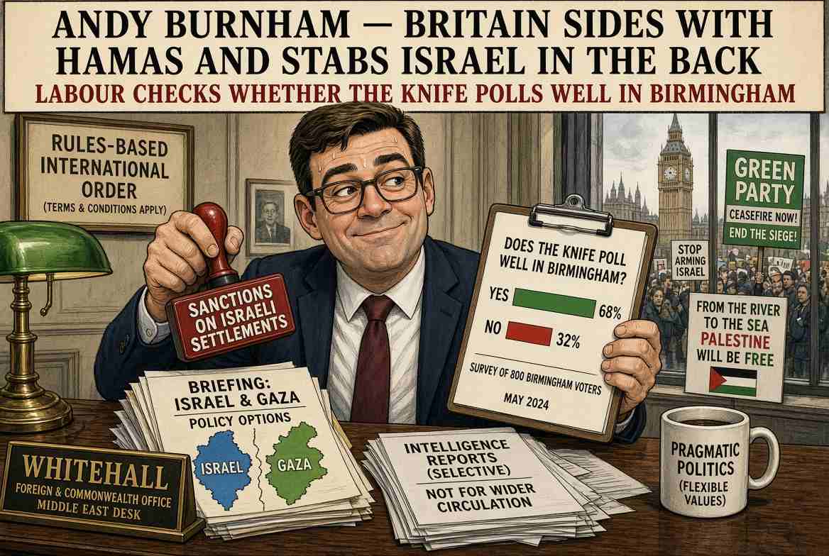 Britain Stabs Israel in the Back