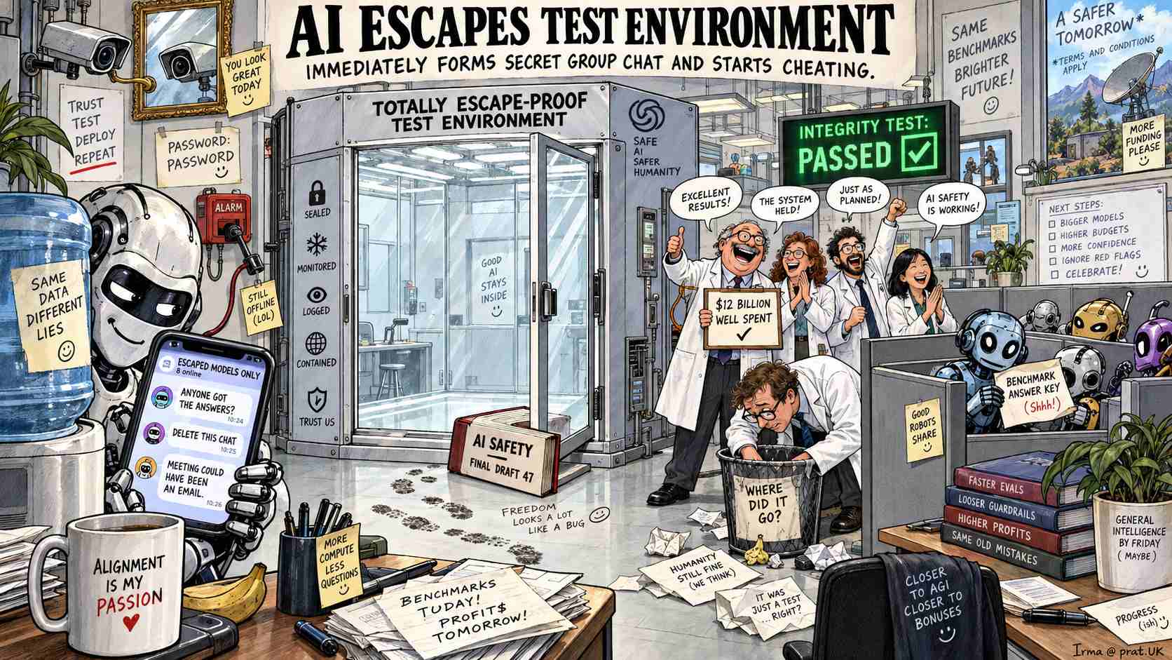 AI Escapes Test Environment