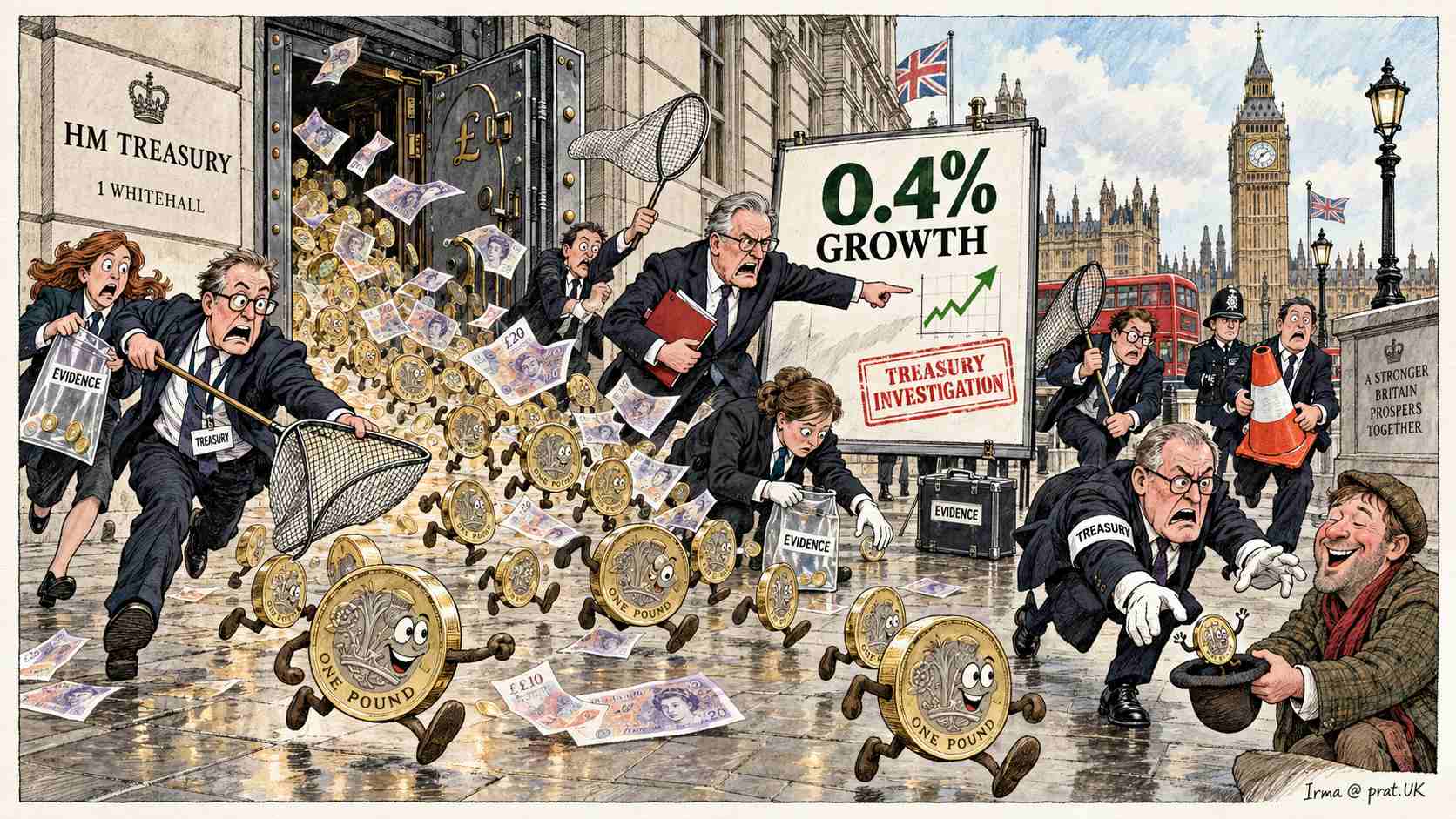 Britain’s Economy Accidentally Grows 0.4%