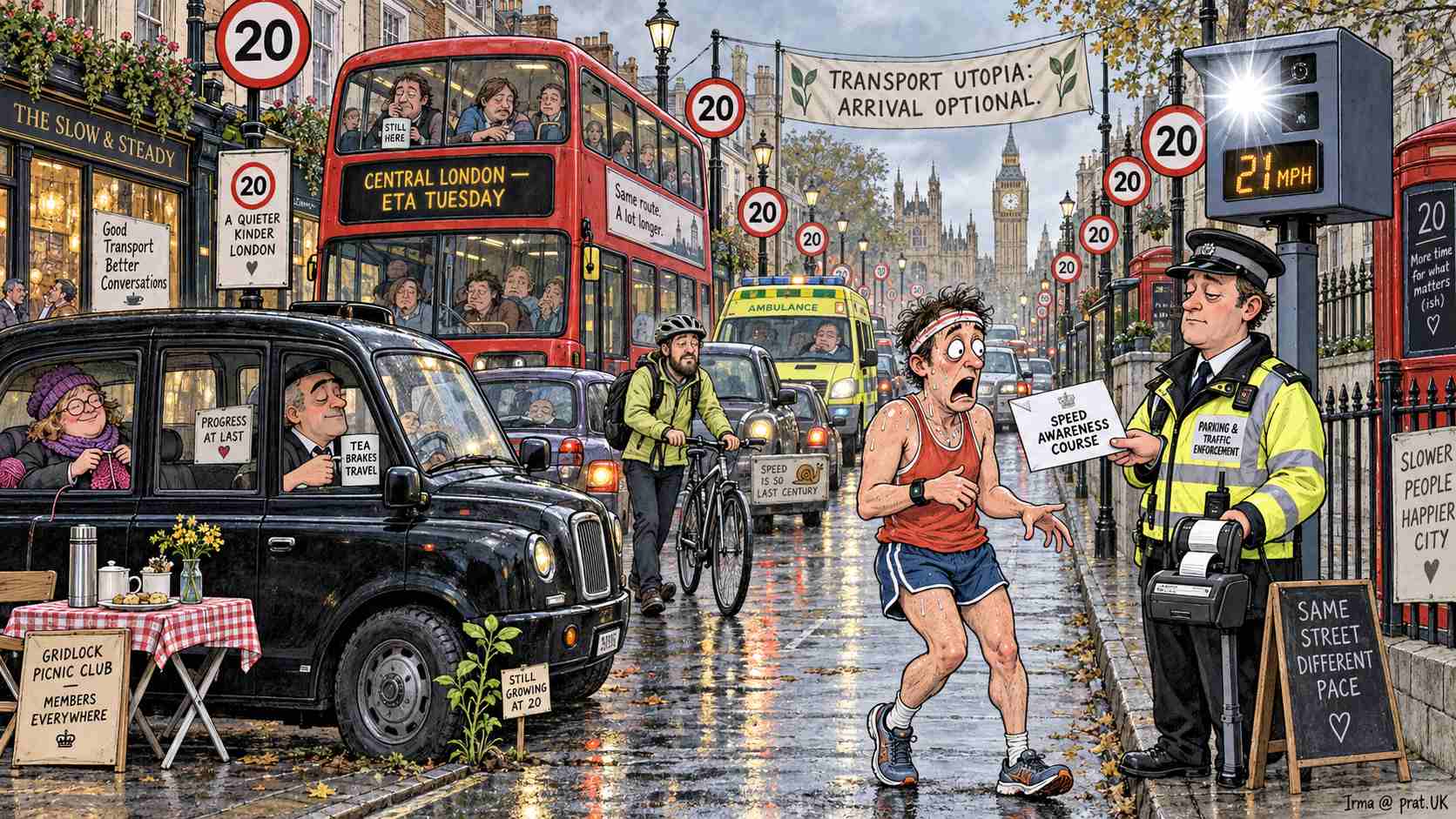 Joggers Receiving Speed Awareness Letters