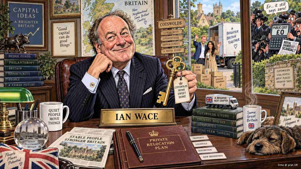 Satirical Illustration Satirical Illustration - Hedge funds are designed to identify undervalued assets, and Harry may qualify. He has military service, international recognition, a commercially useful surname and the Invictus Games returning to Birmingham in July 2027.